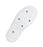 ABEBA Dynamic sabot witte werkschoenen met geprint dessin