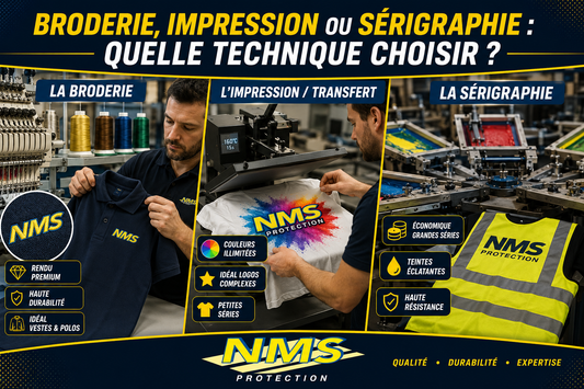Broderie, impression ou sérigraphie : quelle technique choisir pour vos vêtements professionnels ?