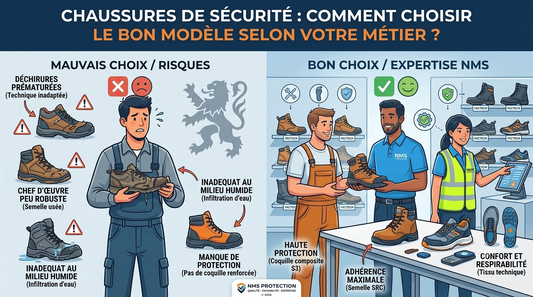 Chaussures de sécurité en Belgique : comment choisir le bon modèle selon votre métier ?